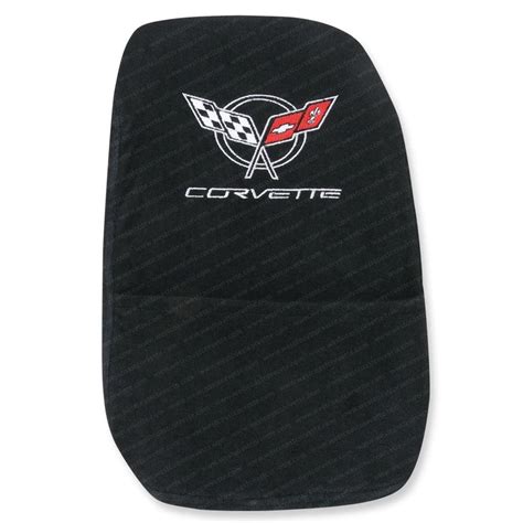 Corvette Center Console Cover Embroidered Emblem Seat Armour 1997