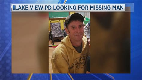 lake view police department searching for missing man
