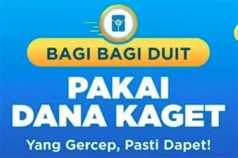 SALDO DANA GRATIS Rp 100 Ribu Hri Ini Tanggal 20 Januari 2024 Buruan