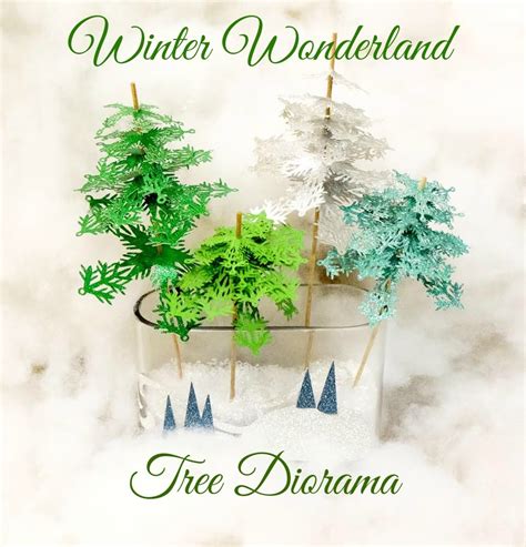 Winter Wonderland Tree Diorama Albion Gould