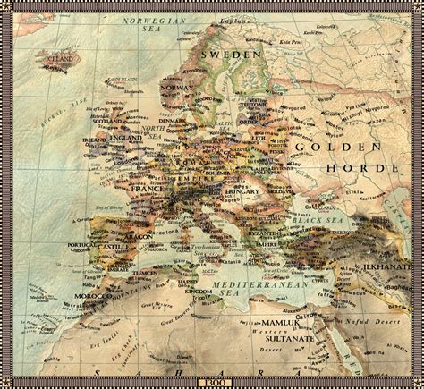 Europe In 1300 By Jaysimons On Deviantart