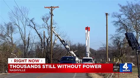 Thousands Still Without Power After Saturdays Tornados Youtube