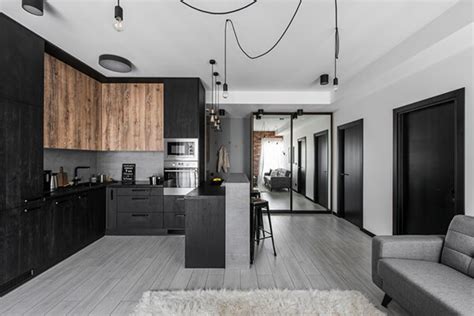 We talk to katy about her design choices, how she uses the space and what modern living means to her. Modern Industrial Style Apartment in Lithuania | Design Swan