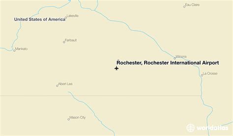 Rochester Rochester International Airport Rst Worldatlas