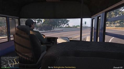 Grand Theft Auto V Taking A Ride In The Bus Youtube