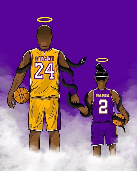 Kobe And Gianna Wallpapers In Heaven