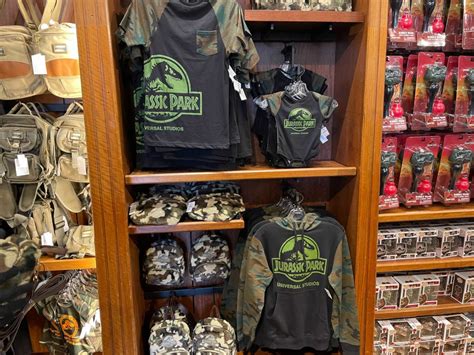 Photos New Jurassic Park Merchandise Camouflage Collection Roars Into