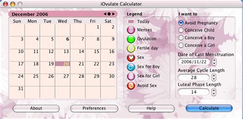 Iovulate Calculator Is The First Ovulation Calculator For Mac Osx
