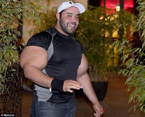 meet the real life popeye and his 31 inch biceps which are as big as a grown man¿s waist