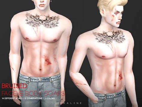 Sims 4 Injury Cc Scars Bruises Bandages And More Fandomspot