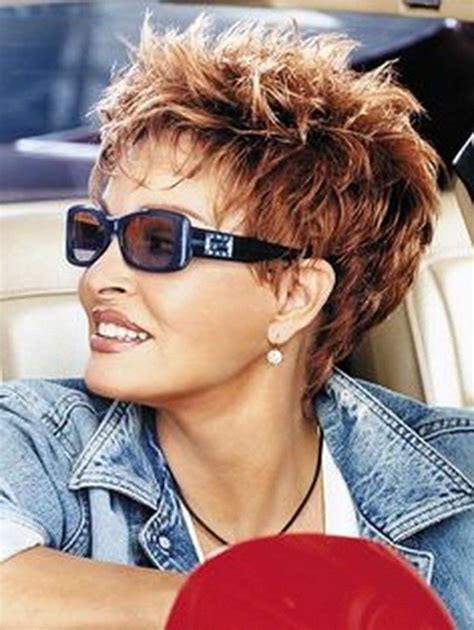 Short Hairstyles For Over With Glasses Google Search Short Spiky
