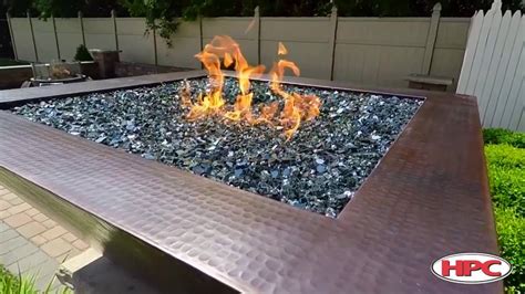 Outdoor Gas Fire Pit Glass Beads Glass Designs