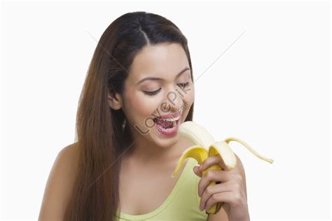 Woman Eating A Banana Photo Picture And Hd Photos Free Download On Lovepik