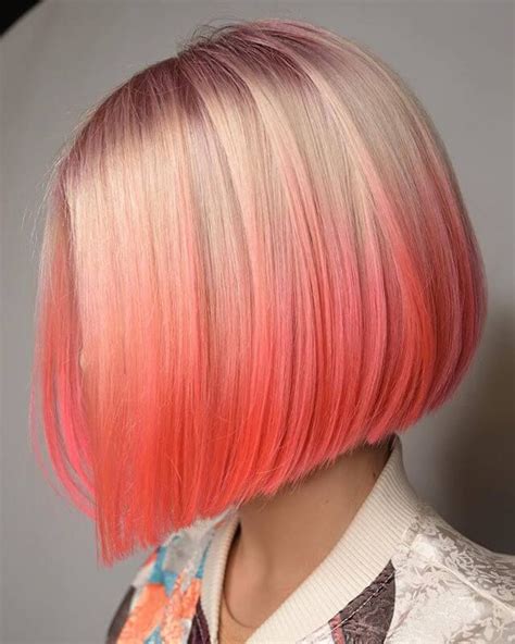 50 Stunning Rainbow Hair Color Styles Trending Now Bold Hair Color Coral Hair Hair Styles