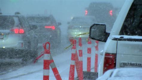 Sudden Snowfall Snarls Traffic In Some Parts Of Bcs Lower Mainland