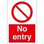 No Entry Symbol PNG Transparent Images  All