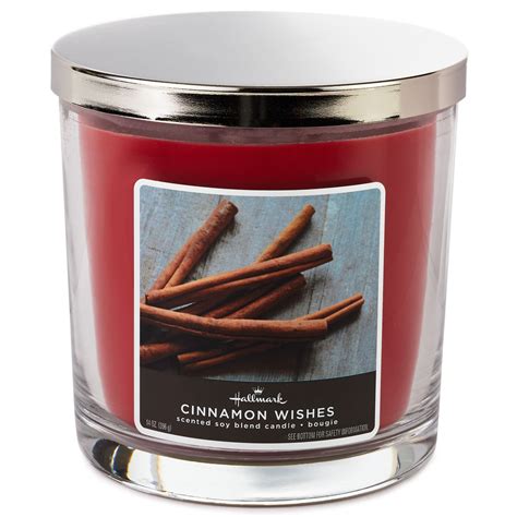 Cinnamon Wishes 3 Wick Jar Candle 14 Oz Candles Hallmark