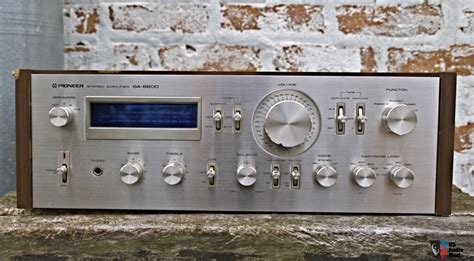 Pioneer Sa 8800 Integrated Amp Amplifier Vintage Classic Silver Face W