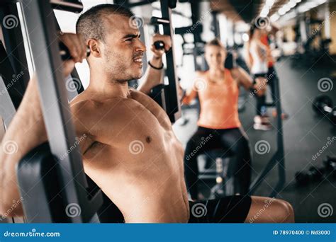 Determined Athlete Pushing The Limits Stock Photo Image Of Active