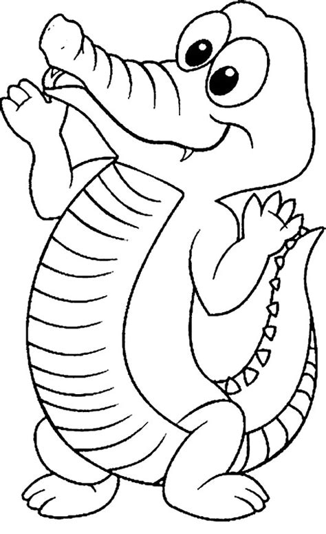 Desenhos de Crocodilo para imprimir