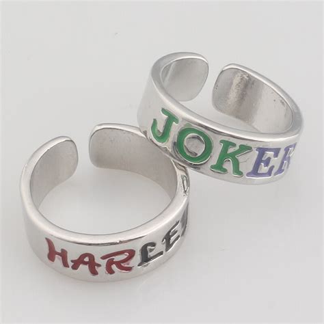 High Quality Fashion Jewelry Joker His And Hers Ring Suicide Squads