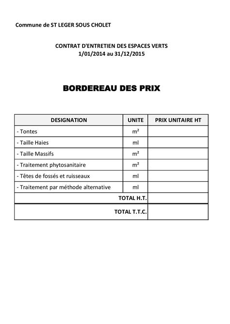 Check spelling or type a new query. Bordereau des prix - Fichier PDF