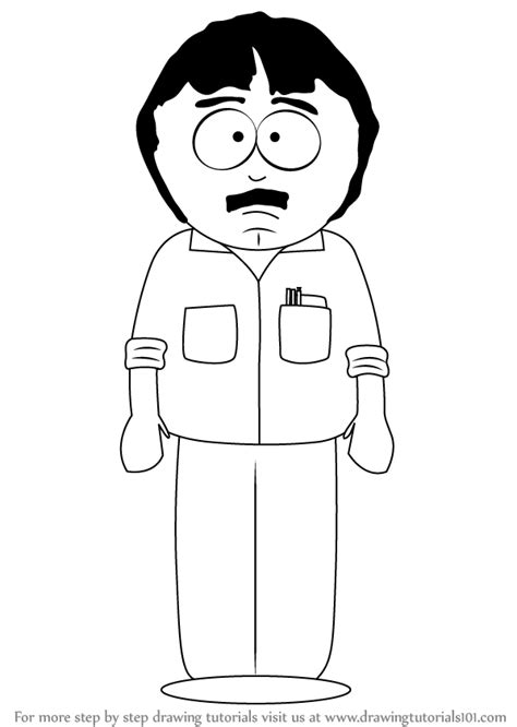 Learn How To Draw Randy Marsh From South Park South Park