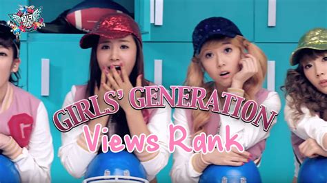 girls generation 소녀시대 views ranking 2015 youtube