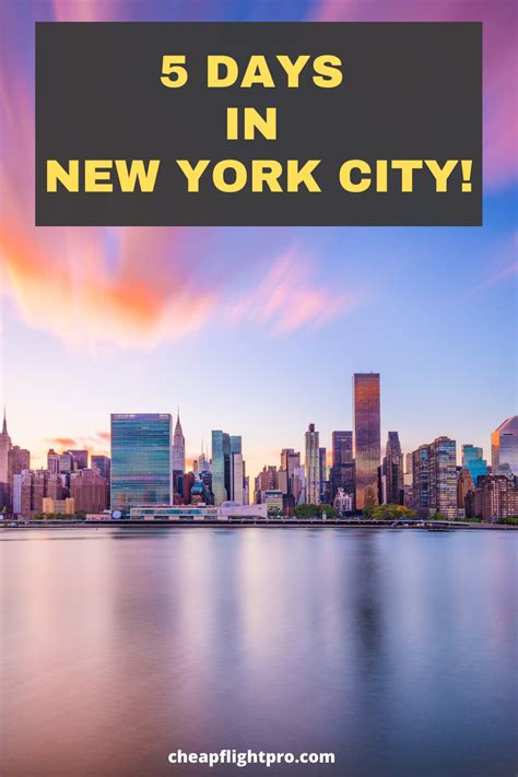 New York Itinerary 5 Days In New York City Nyc Itinerary Travel