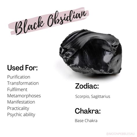 Black Obsidian Crystal Properties In 2021 Healing Crystals For You