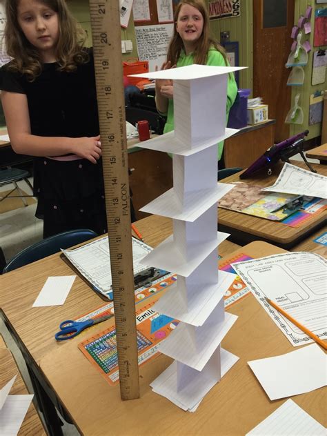 How To Build A Tall Paper Tower With One Sheet Of Paper Best Design Idea