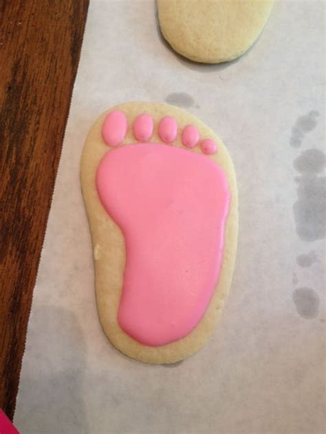 Pink Baby Feet Sugar Cookie Baby Feet Bakery