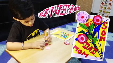 Parents Day Card Making Youtube