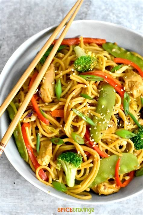 Instant pot spicy thai chicken lo mein is a quick and easy dinner option that gives you loads of flavor. Instant Pot Chicken Lo Mein | Recipe in 2020 | Chicken lo ...