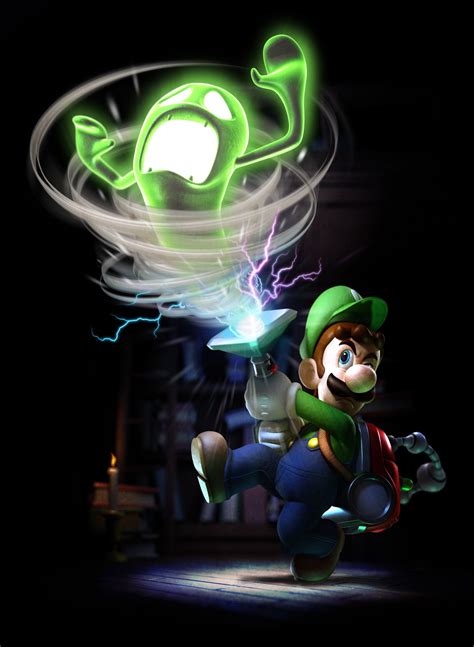 Video Games Super Mario Super Mario Bros Luigi Artwork Ghost Dark Moon Luigis Mansion Luigis