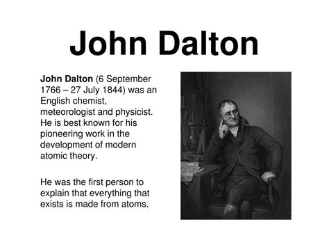 Ppt John Dalton Powerpoint Presentation Free Download Id2725432