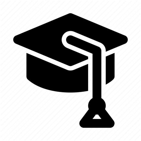 College Education Graduate Hat Learning School Study Icon