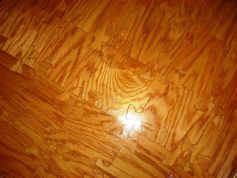 Interlocking floor mats 24x24inch foam flooring tiles 48sq.ft. Jigsaw Puzzle Wooden Floor - Neatorama