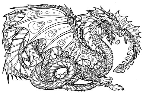 Dragon coloring sheets are a great tool to introduce your kids to this legendary creature. Dragon Coloring Pages for Adults - Best Coloring Pages For ...