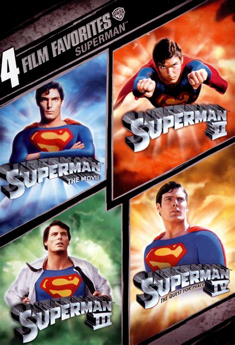 Superman 4 Film Favorites Ws 2 Discs Dvd Best Buy