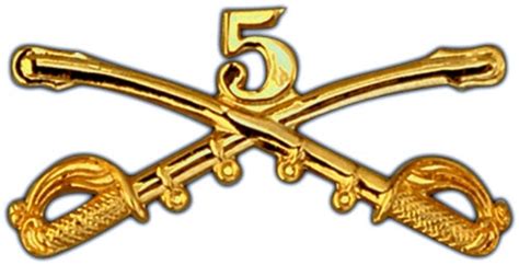 5th Cavalry Regimental Crossed Sabers