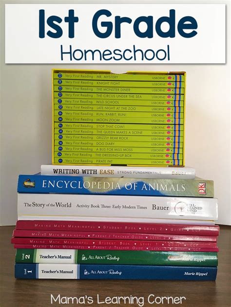 First Grade Homeschool Curriculum Plans For 2017 2018 Mamas Learning