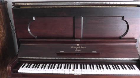 Steinway Upright Piano From 1880s 55397 Playing Condition From