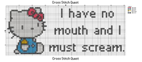 I came across this free pattern, and i thought it was just too cute not to post! Free Hello Kitty Cross Stitch Pattern | Cross stitch ...