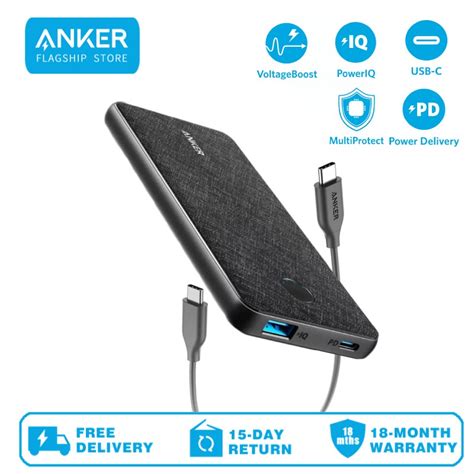 Anker powercore slim 10000 pd available for a low price of just $19.99 after entering a special discount code on amazon. Anker A1231 PowerCore Slim 10000 Portable Charger USB-C ...