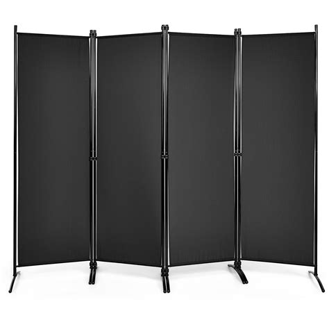 buy giantex4 panel room divider 5 6ft folding screen home office freestanding tall partition