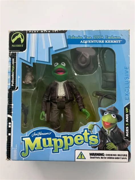 The Muppets Adventure Kermit The Frog Action Figure Palisades Tour 2004