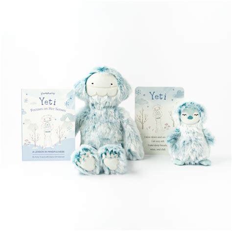 Slumberkins Ice Blue Yeti Kin And Penguin Mini Mindfulness Limited