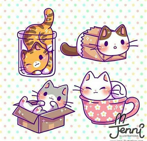 Pin By 🎐heliya Taherkhani On Art Cute Cat Drawing Kawaii Cat