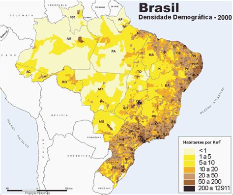 Geo Guia A distribuição da população brasileira